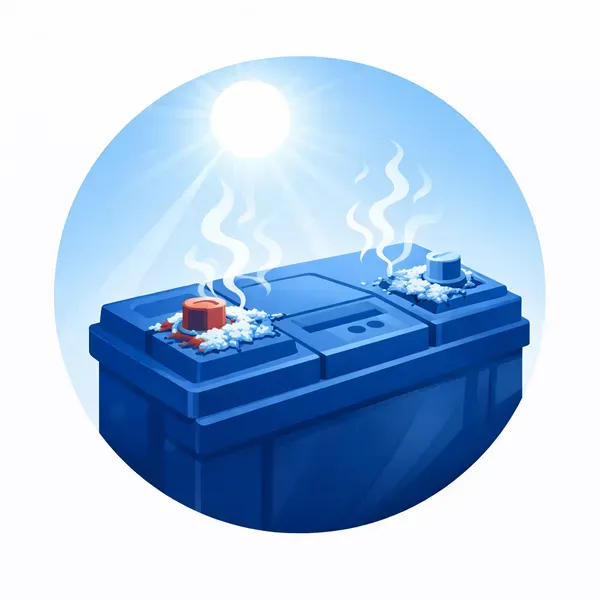 ¿Por qué el calor daña la batería?