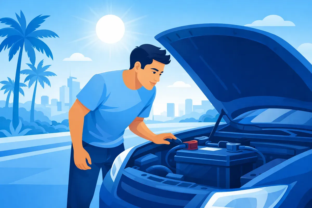 Cómo cuidar la batería de tu carro en clima caliente