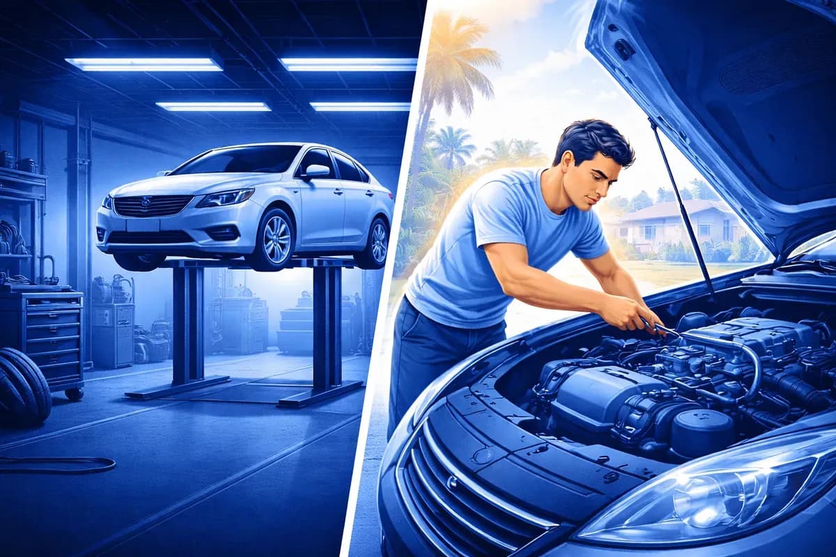 Mecánico a domicilio vs. taller tradicional: ¿cuál conviene más?