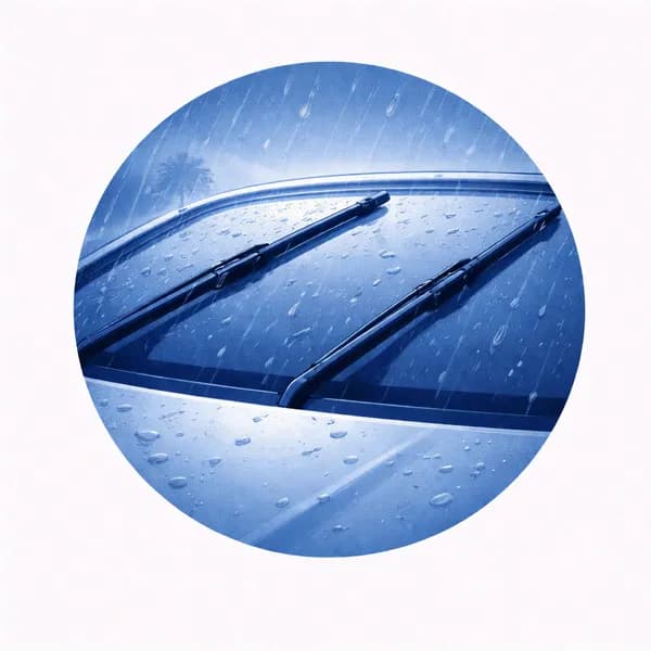 Limpiaparabrisas en buen estado