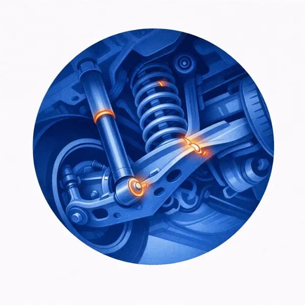 Golpeteo al pasar por baches