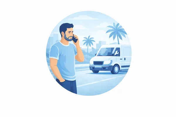 5. Llama a un mecánico a domicilio